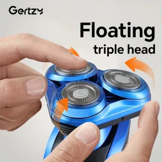 Gertzy 3in1 USB Scheerapparaat Blauw
