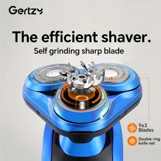 Gertzy 3in1 USB Scheerapparaat Blauw