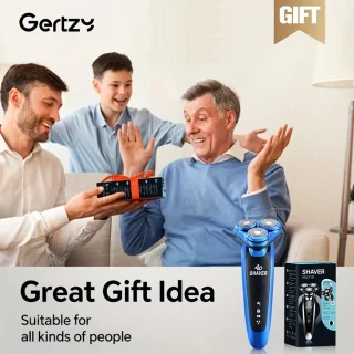 Gertzy 3in1 USB Scheerapparaat Blauw
