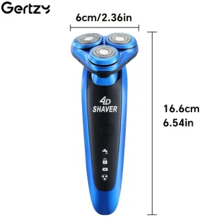 Gertzy 3in1 USB Scheerapparaat Blauw