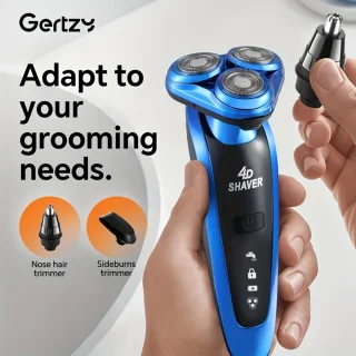 Gertzy 3in1 USB Scheerapparaat Blauw