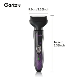 Gertzy 4-in-1 Dames Scheerapparaat Paars/Zwart
