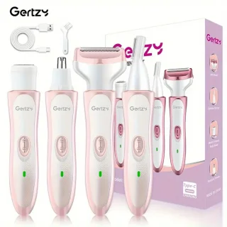 Gertzy 4-in-1 Scheerapparaat Dames Wit/Roze