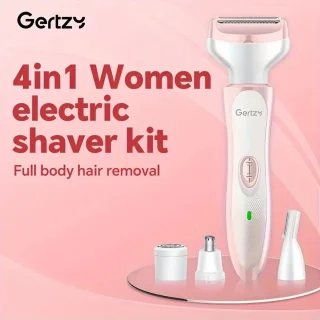 Gertzy 4-in-1 Scheerapparaat Dames Wit/Roze