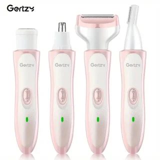 Gertzy 4-in-1 Scheerapparaat Dames Wit/Roze