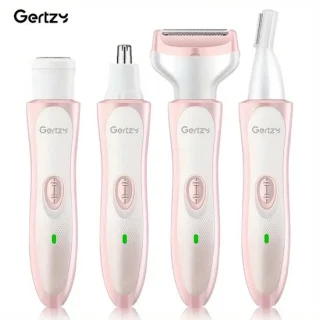 Gertzy 4-in-1 Scheerapparaat Dames Wit/Roze