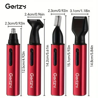 Gertzy 4-in-1 Scheerapparaat Full Body Groomer Rood