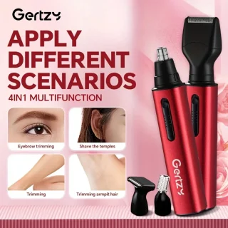 Gertzy 4-in-1 Scheerapparaat Full Body Groomer Rood