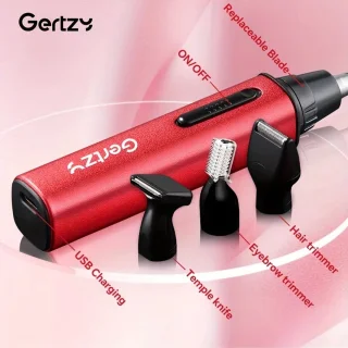 Gertzy 4-in-1 Scheerapparaat Full Body Groomer Rood