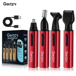 Gertzy 4-in-1 Scheerapparaat Full Body Groomer Rood