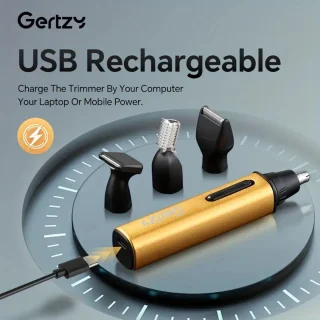 Gertzy 4-in-1 Scheerapparaat Full Body Groomer USB Goud