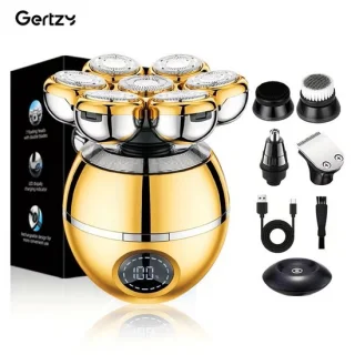 Gertzy 6-in-1 head shaver goud