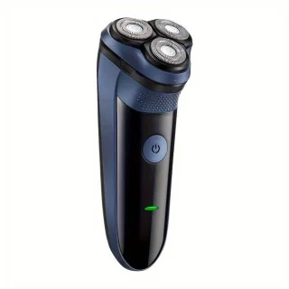 Gertzy Scheerapparaat USB Oplaadbaar Gezicht Baard Body Zwart/Blauw