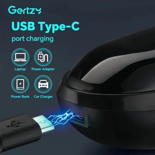 Gertzy Scheerapparaat Usb Oplaadbaar Zwart Unisex