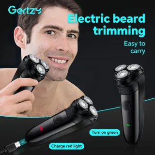 Gertzy Scheerapparaat Usb Oplaadbaar Zwart Unisex