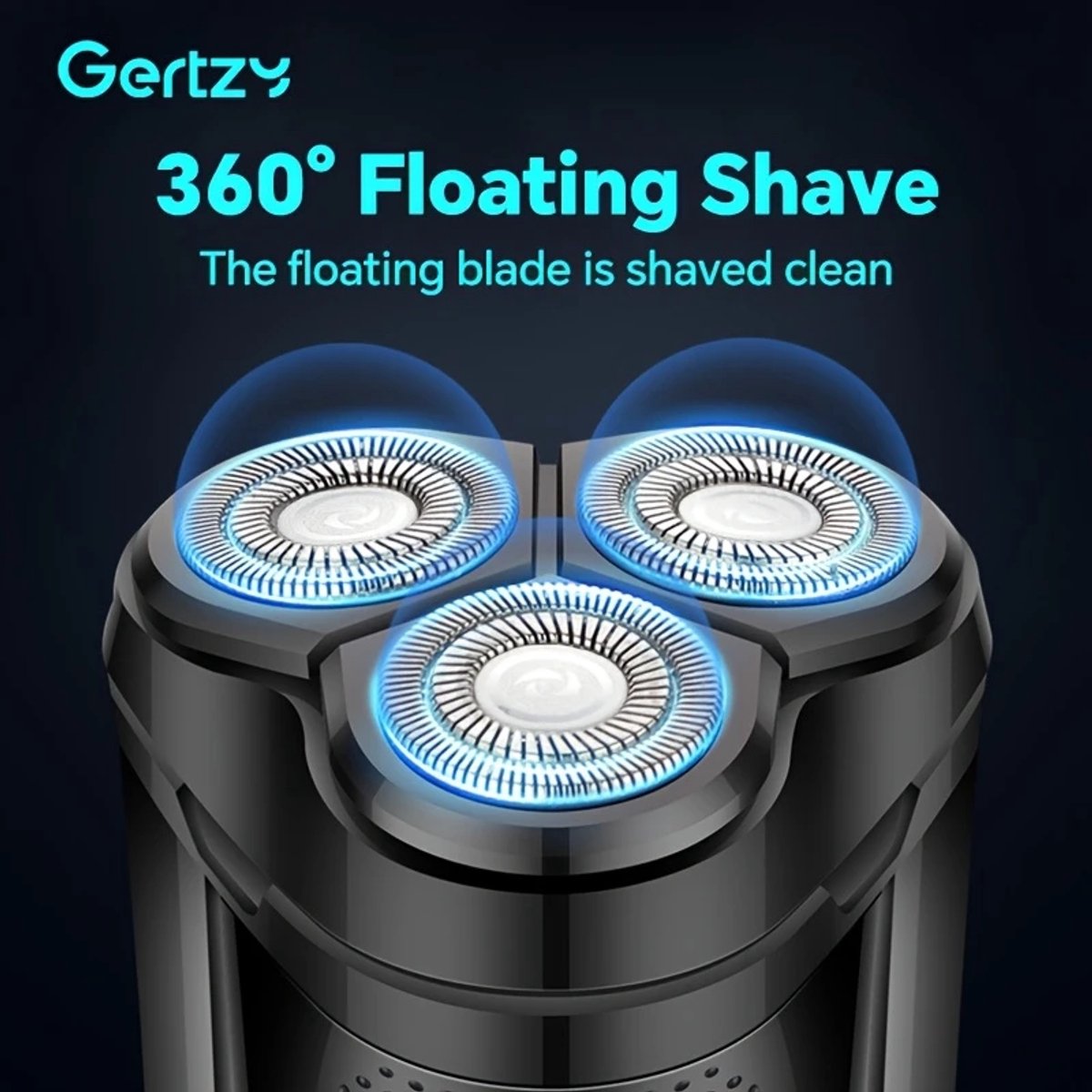 Gertzy Scheerapparaat Usb Oplaadbaar Zwart Unisex