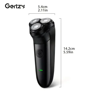 Gertzy Scheerapparaat Usb Oplaadbaar Zwart Unisex