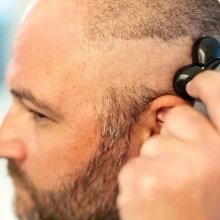 Gezicht en lichaam scheerapparaat IPX4 trimmer 5 hoofden