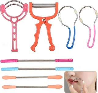 Gezichtsepilator voor dames, 8 stuks