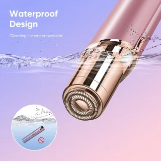 Gigicial Gezichtsscheermes - Scheerapparaat voor Vrouwen, 1 stuk, Zilver