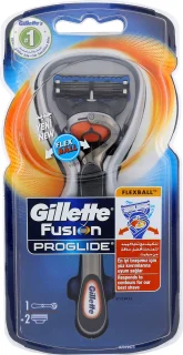 Gillette Fusion ProGlide FlexBall Men's Shaver + 2 Replacement Heads