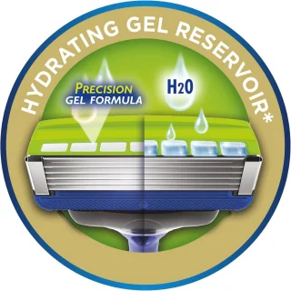 Gillette Hydro 5 Groomer & Power Select scheermesjes 4 stuks