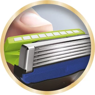 Gillette Hydro 5 Groomer & Power Select scheermesjes 4 stuks