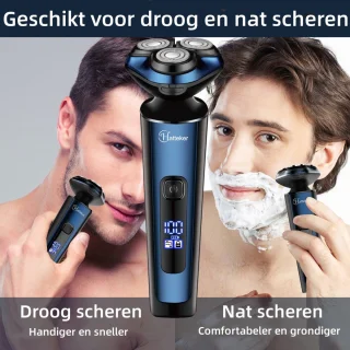 Hatteker 3-in-1 Elektrisch Scheerapparaat voor Heren