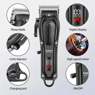 HIENA Clipper Tondeuse - Zwart