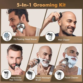Hoofdscheerapparaat 5-in-1 Groomingset