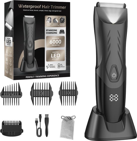Intiem scheerapparaat mannen waterdichte bodygroomer