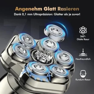 iWarmbase 7D Elektrisch Scheerapparaat voor Heren