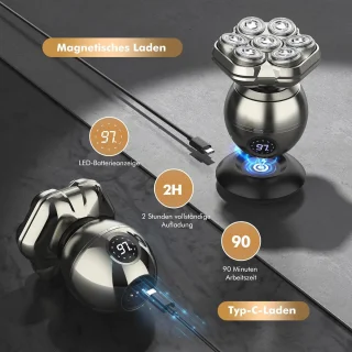 iWarmbase 7D Elektrisch Scheerapparaat voor Heren