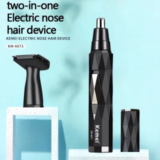 Kemei 2in1 Oplaadbaar Scheerapparaat en Trimmer Set Unisex