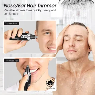 Kemei 2in1 Oplaadbaar Scheerapparaat en Trimmer Set Unisex