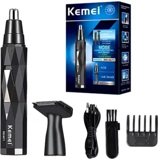 Kemei 2in1 Oplaadbaar Scheerapparaat en Trimmer Set Unisex