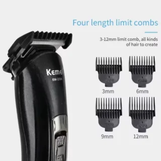 Kemei 3in1 Scheerapparaat Set USB Oplaadbaar Zilver/Zwart