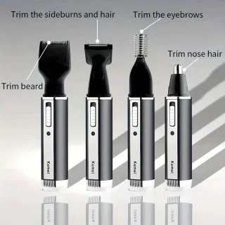 Kemei 4in1 Oplaadbaar Scheerapparaat Set