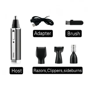 Kemei 4in1 Oplaadbaar Scheerapparaat Set