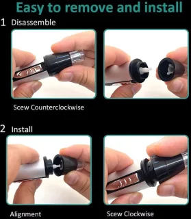 Kemei 4in1 Oplaadbare Scheerapparaat Set Unisex