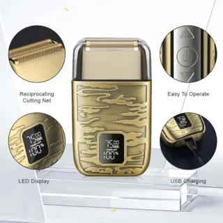 Kemei KM-870 Design Shaver Goud