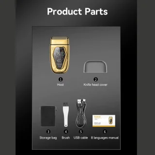 Kemei Scheerapparaat Gold Edition