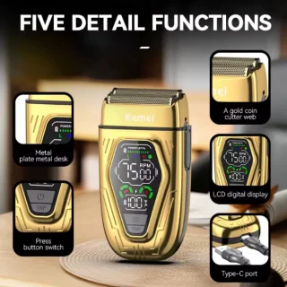Kemei Scheerapparaat Gold Edition
