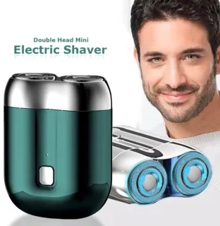 Krachtige 2-Blade Scheerapparaat - Usb Oplaadbare 2-Kop Body Shaver + Precisie/Baardtrimmer - Lichtgewicht en Comfortabel - Perfecte Lichaamshaar Verzorging voor Dames en Heren en de Beste Reiseditie - Kleur: Groen