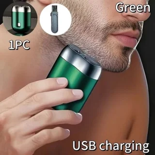 Krachtige 2-Blade Scheerapparaat - Usb Oplaadbare 2-Kop Body Shaver + Precisie/Baardtrimmer - Lichtgewicht en Comfortabel - Perfecte Lichaamshaar Verzorging voor Dames en Heren en de Beste Reiseditie - Kleur: Groen