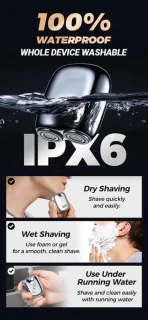 Krachtige 2-Blade Scheerapparaat - Usb Oplaadbare 2-Kop Body Shaver + Precisie/Baardtrimmer - Lichtgewicht en Comfortabel - Perfecte Lichaamshaar Verzorging voor Dames en Heren en de Beste Reiseditie - Kleur: Groen