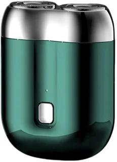 Krachtige 2-Blade Scheerapparaat - Usb Oplaadbare 2-Kop Body Shaver + Precisie/Baardtrimmer - Lichtgewicht en Comfortabel - Perfecte Lichaamshaar Verzorging voor Dames en Heren en de Beste Reiseditie - Kleur: Groen
