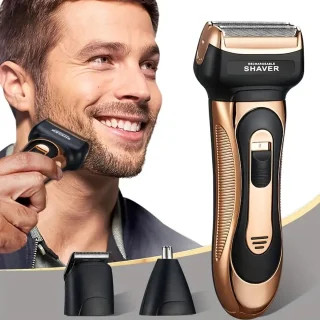 Krachtige 3in1 Oplaadbare Trimmer Set Goud