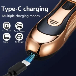 Krachtige 3in1 Oplaadbare Trimmer Set Goud