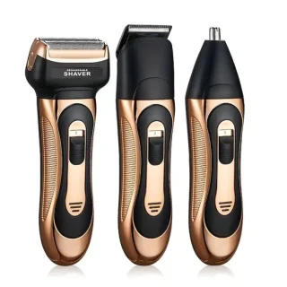 Krachtige 3in1 Oplaadbare Trimmer Set Goud